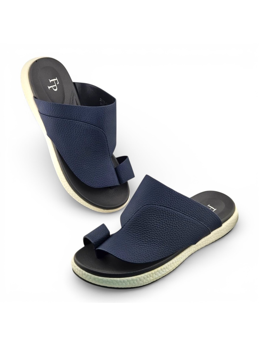 Blue Men Comfort Slide Sandals