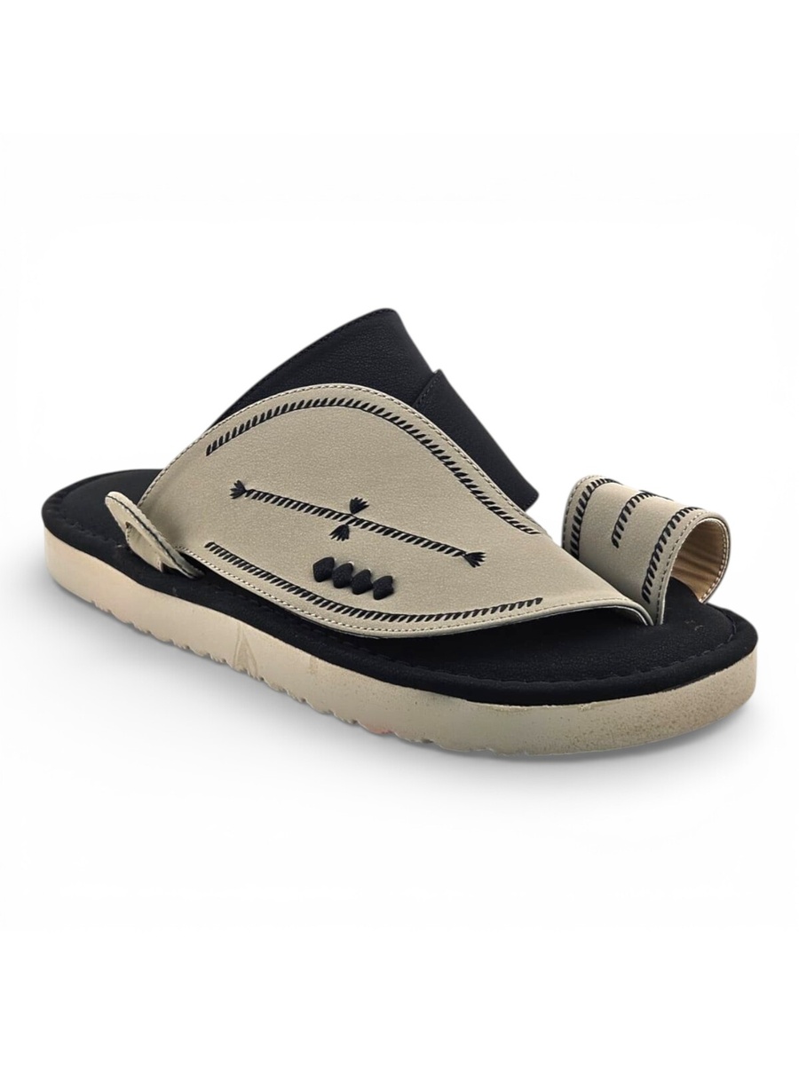 Men Beige Emirati Sandals