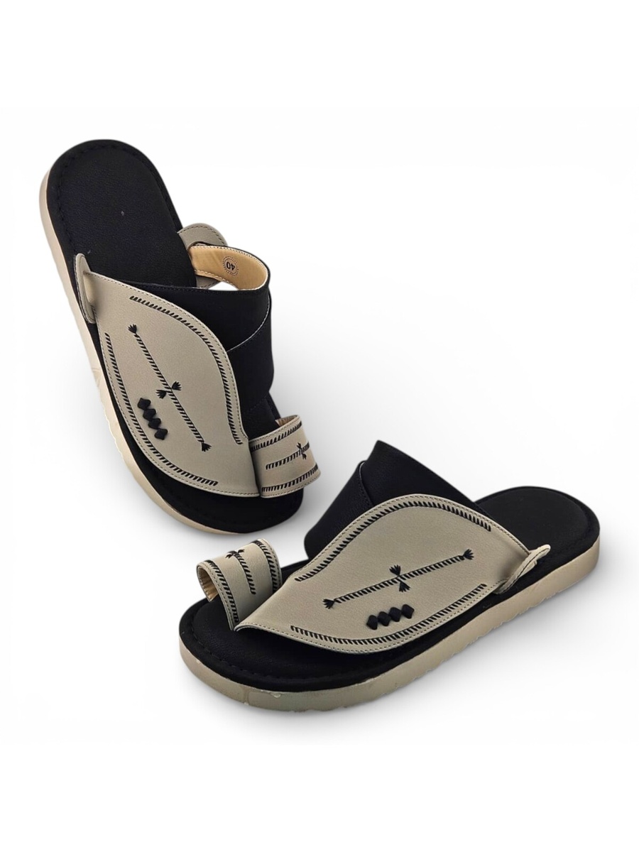 Men Beige Emirati Sandals
