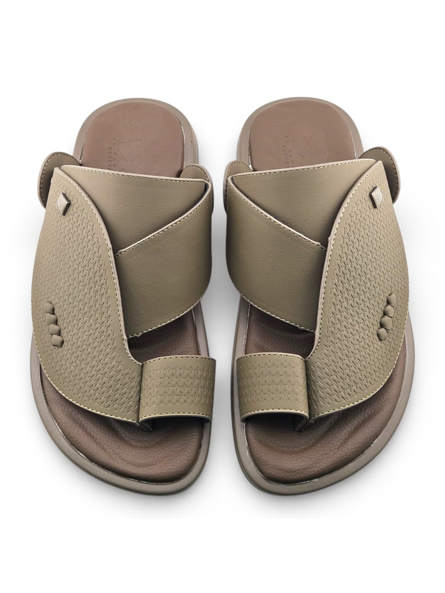 Men Olive Casual Sandals Slip-Ons