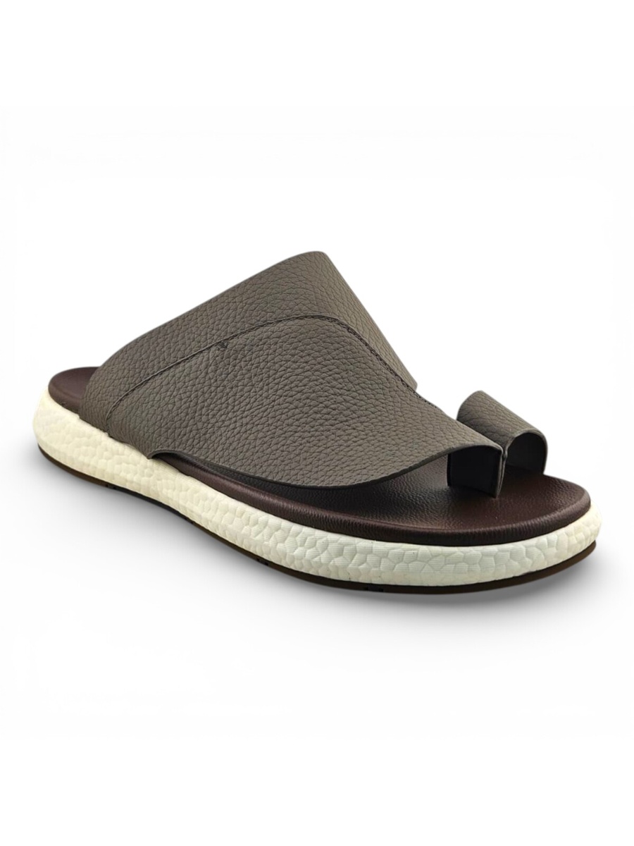 Men Olive Comfort Thong Sandals