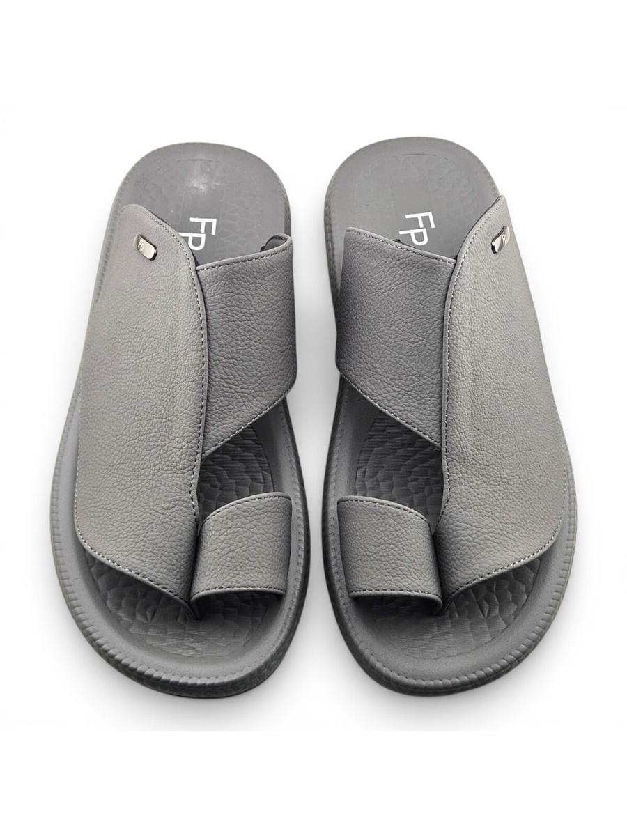 Men Grey Casual Slip-On Sandals