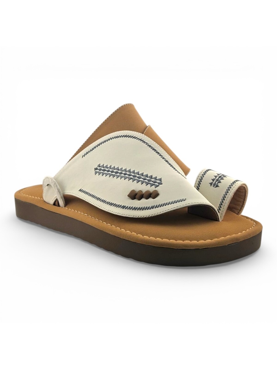 Multi-Color Embroidered Arabic Sandals