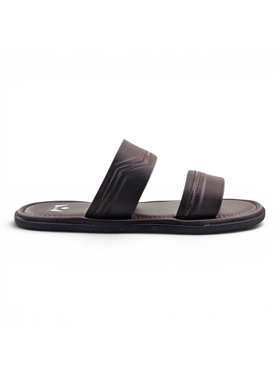 Men Brown Leather Casual Sandals