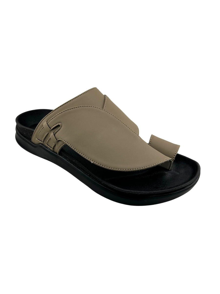 Men Sage Green Thobe Sandals - Casual and Comfortable Arabic Slippers
