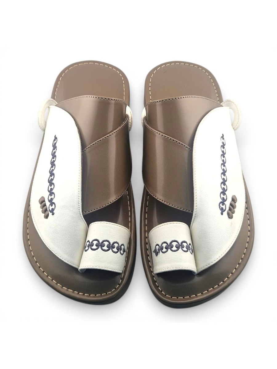 Multi-Color Embroidered Arabic Sandals