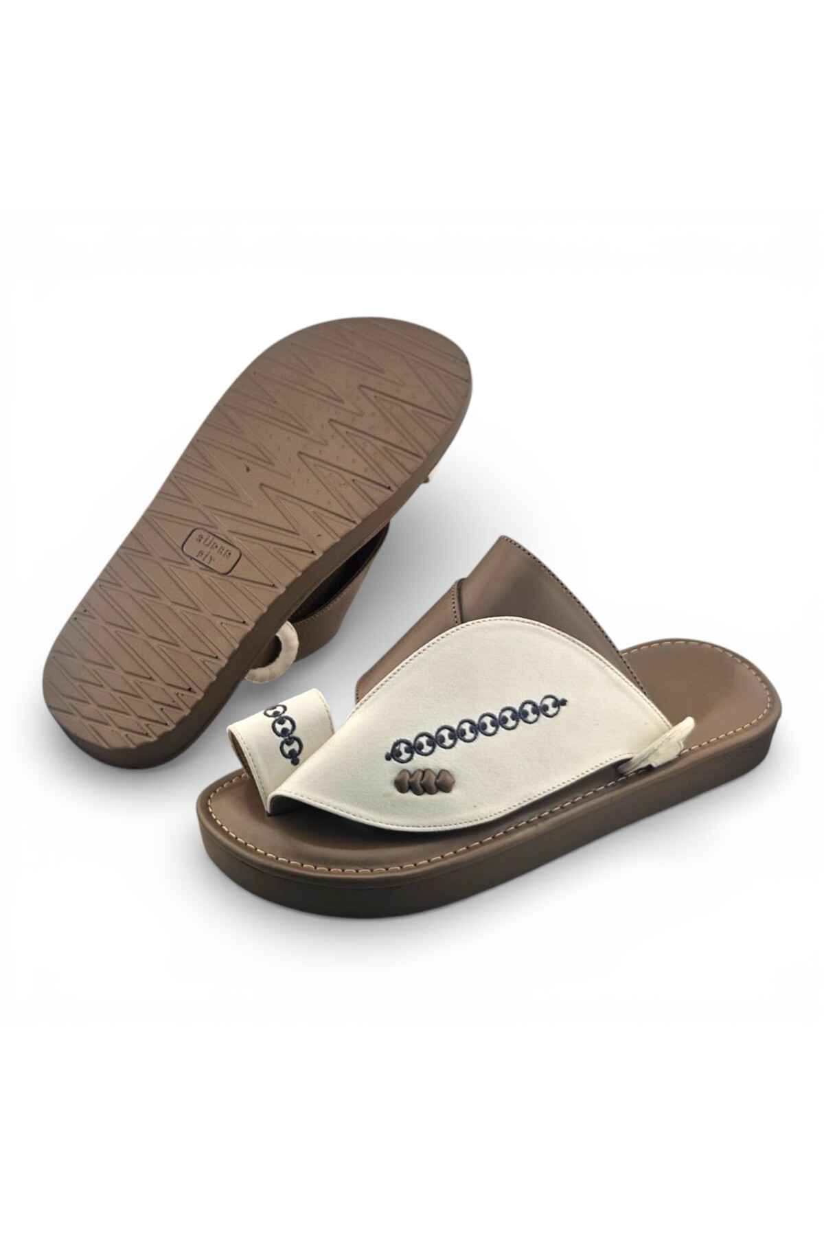 Multi-Color Embroidered Arabic Sandals