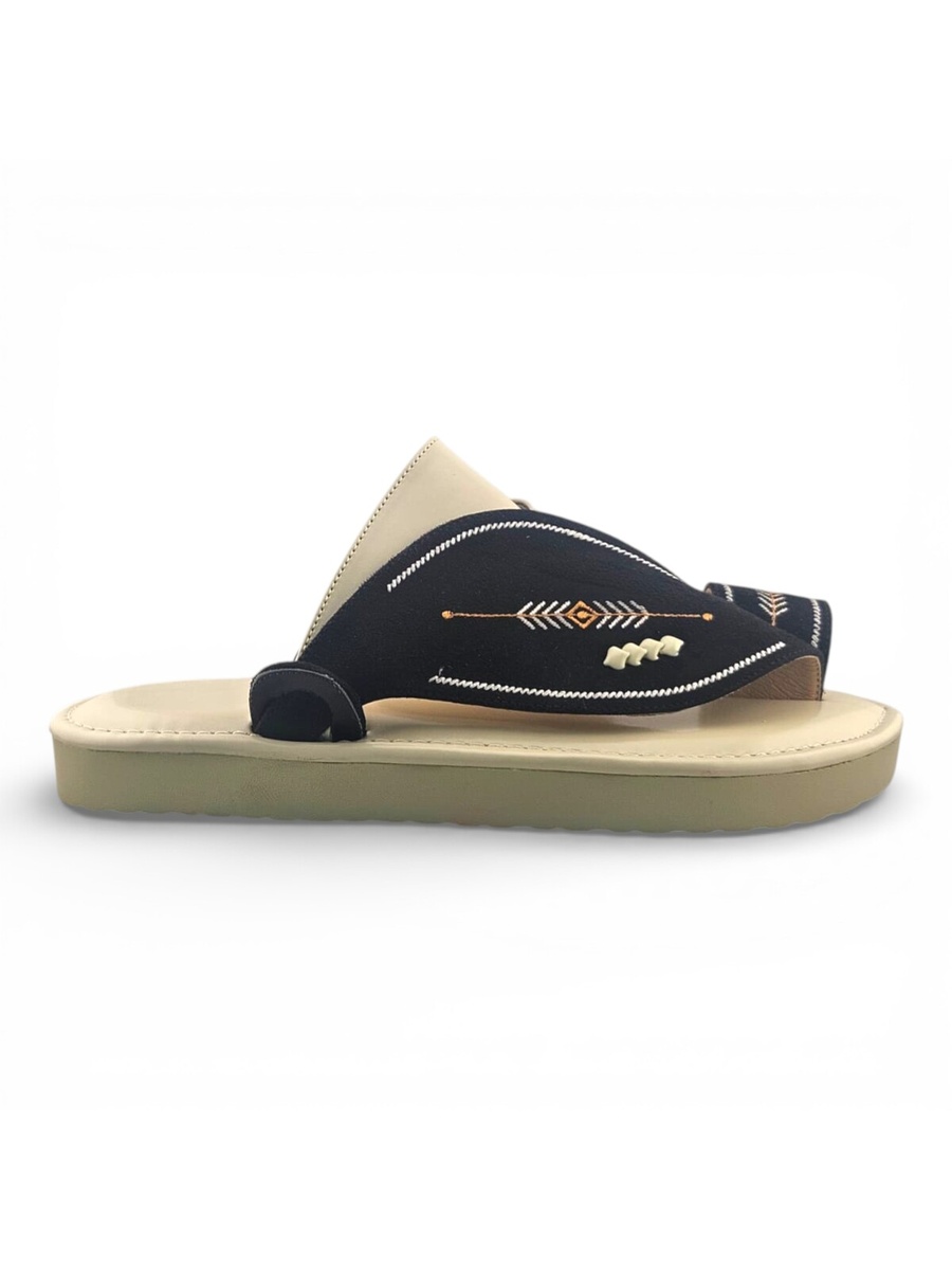 Multi-Color Embroidered Arabic Sandals