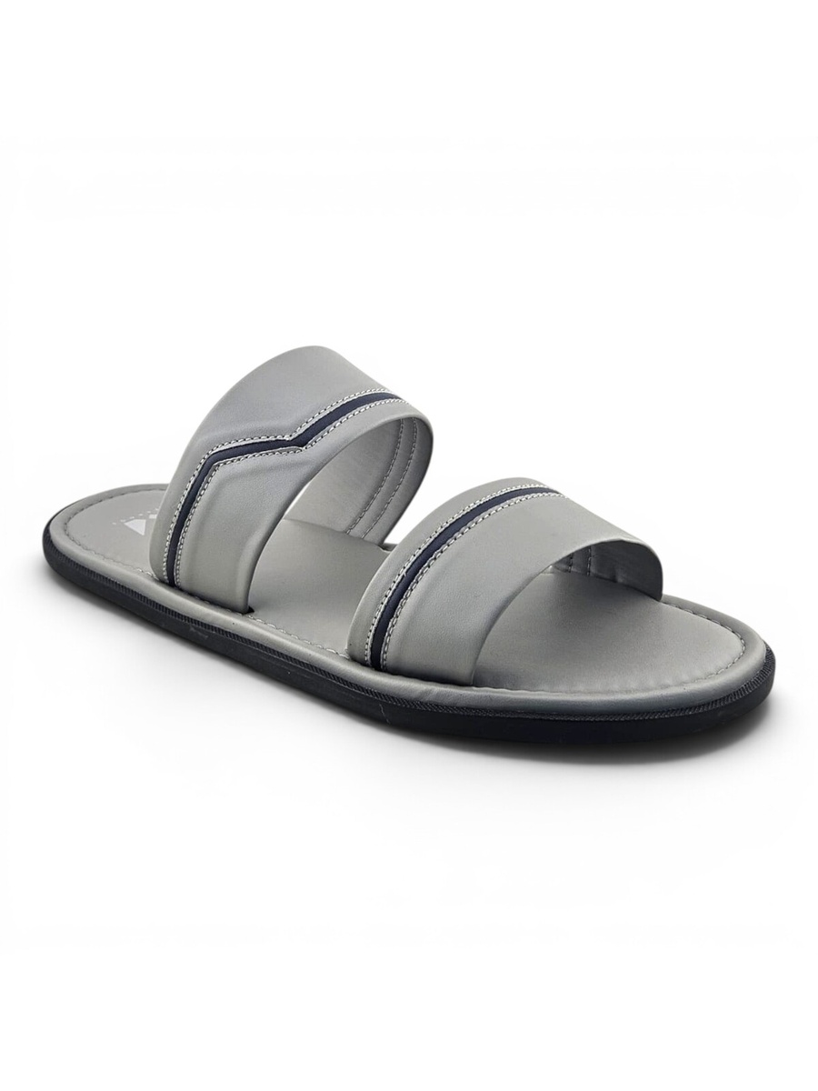 Men Grey Comfort Slide Sandals