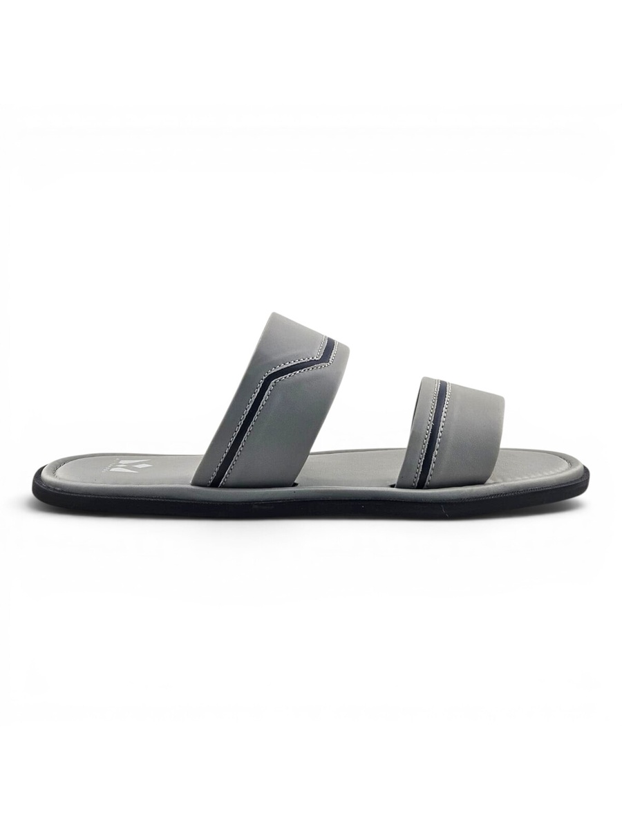 Men Grey Comfort Slide Sandals