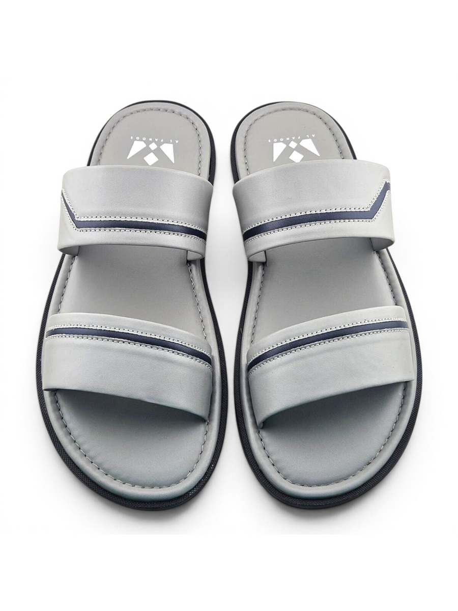 Men Grey Comfort Slide Sandals