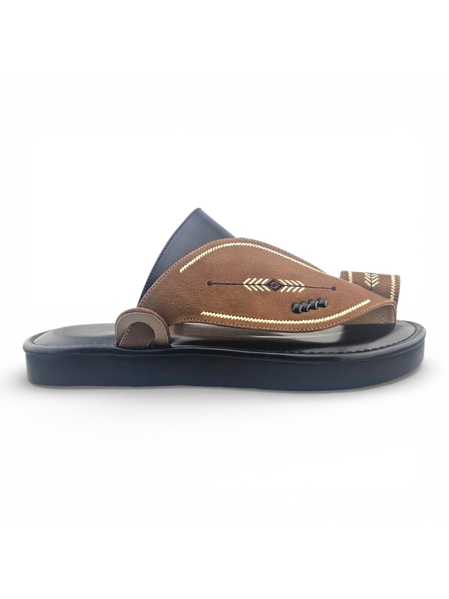 Multi-Color Embroidered Arabic Sandals