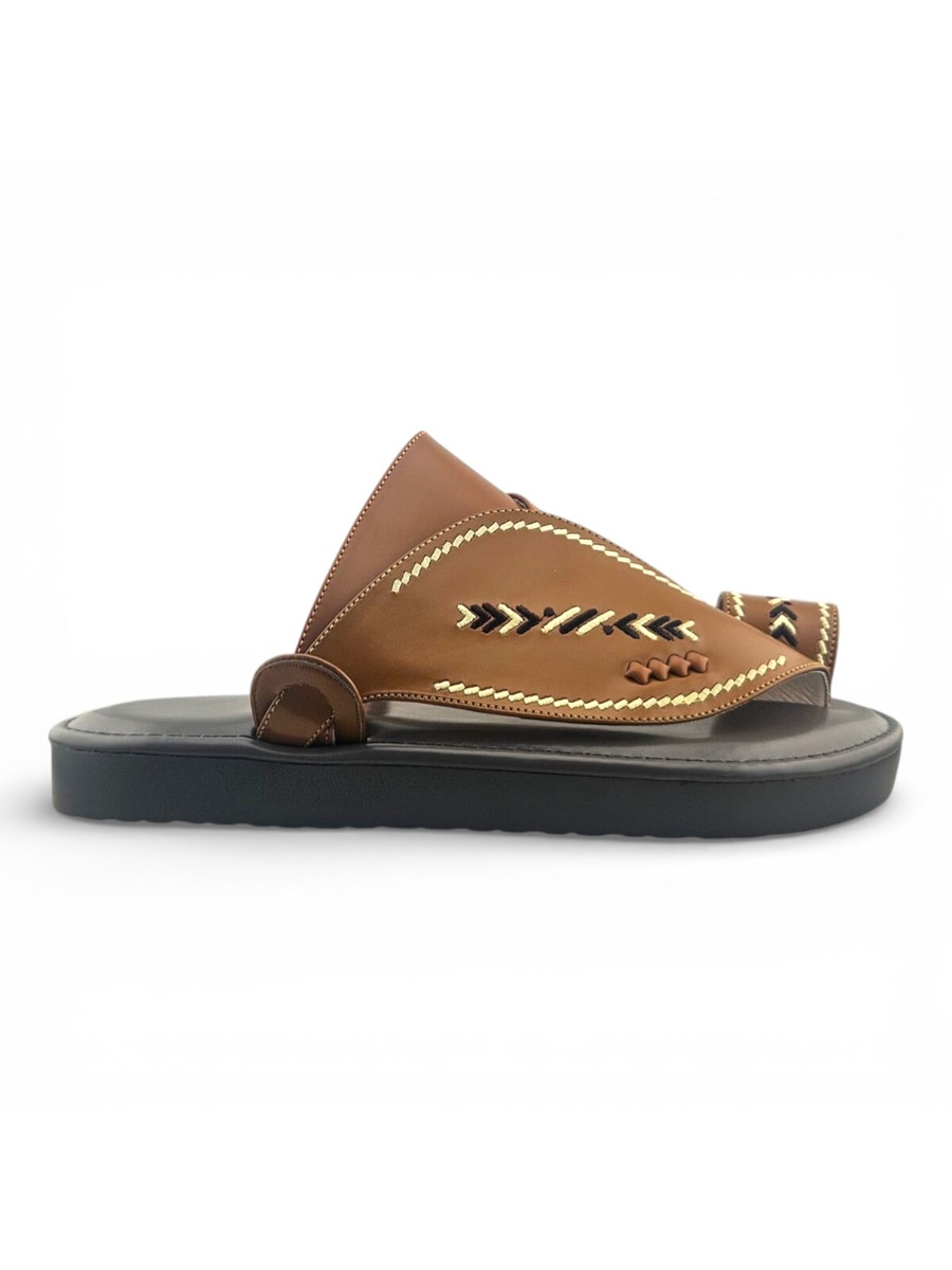 Mustard Men Arabic Sandals