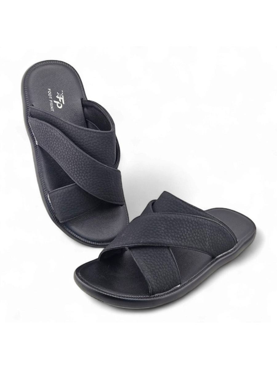 Men Black Arabic Sandals