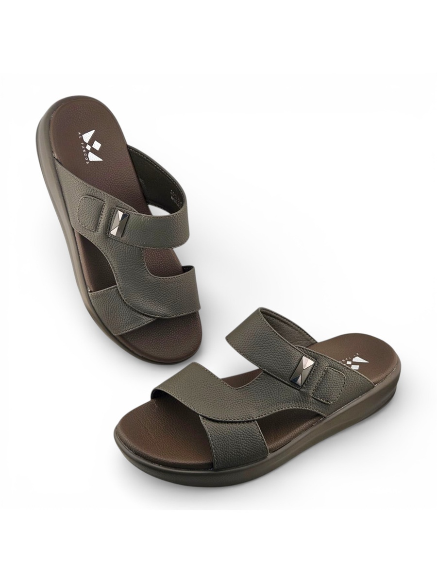 Men Olive Green Casual Comfort Sandals