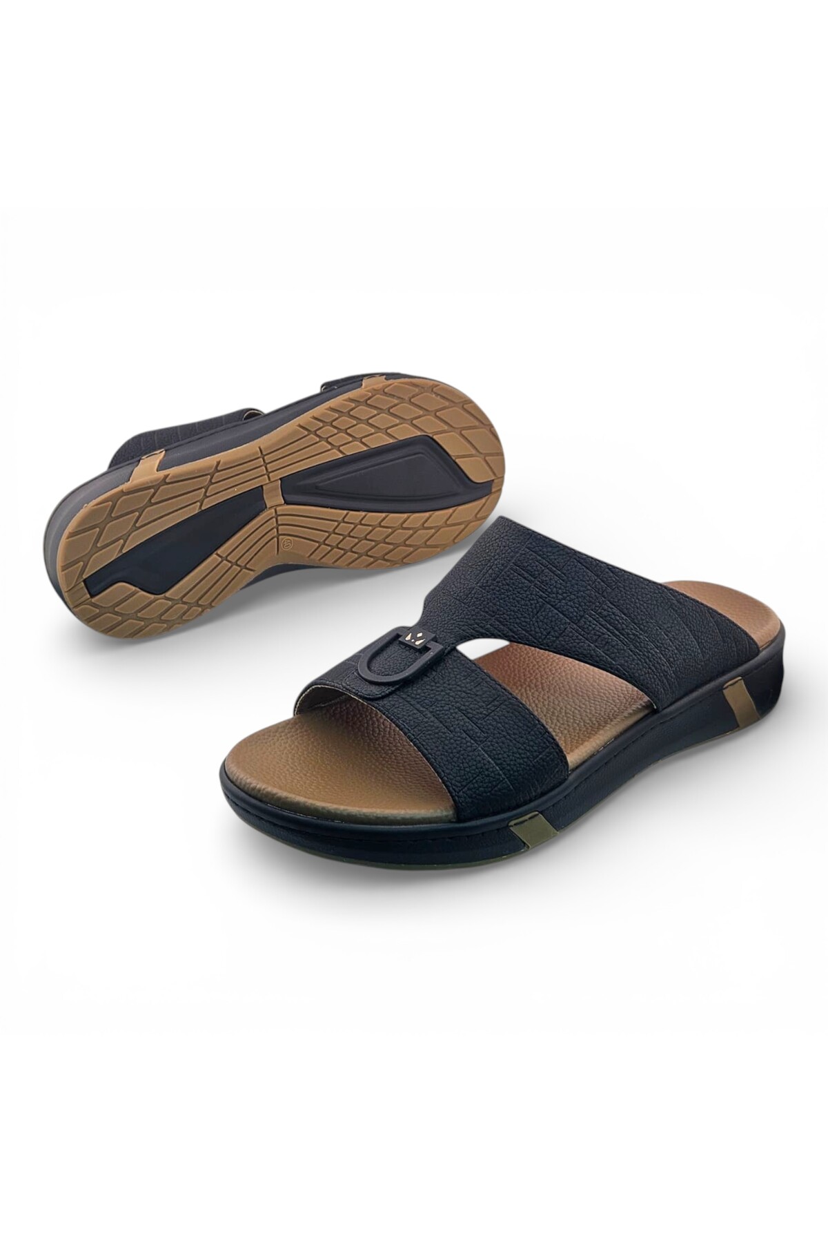 Men Black Casual Comfort Sandals