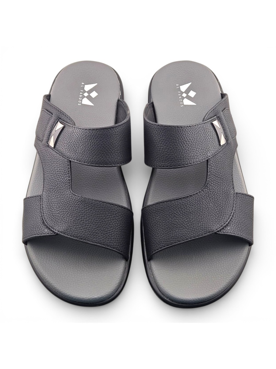 Men Black Comfort Slide Sandals