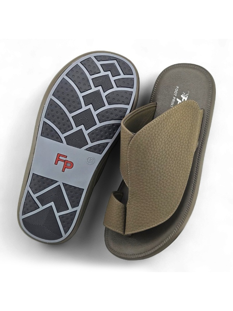 Olive Arabic Men Comfort Sandals