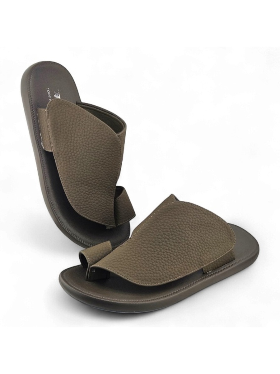Olive Arabic Men Comfort Sandals