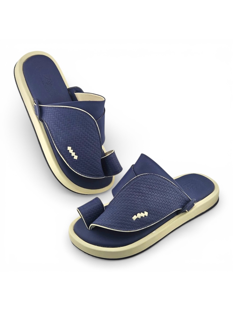 Men Blue Casual Sandals - Modern Emirati Style