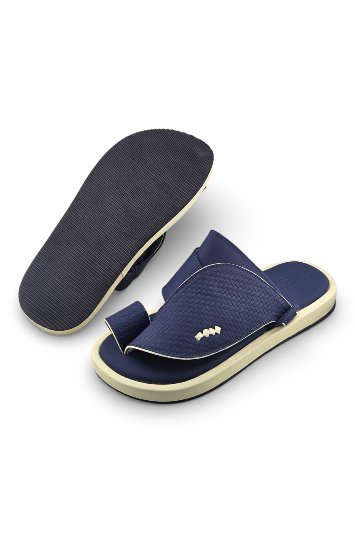 Men Blue Casual Sandals - Modern Emirati Style