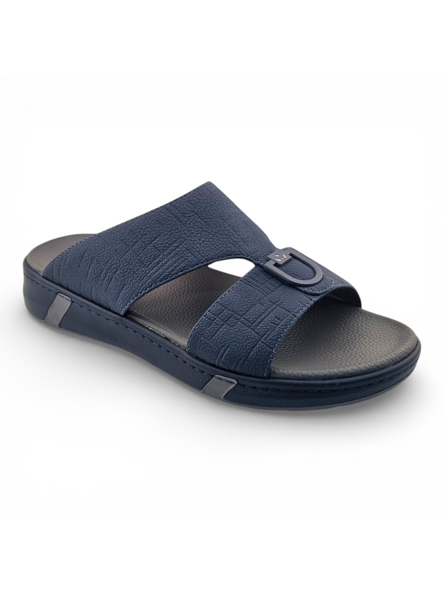 Men Navy Blue Casual Comfort Sandals