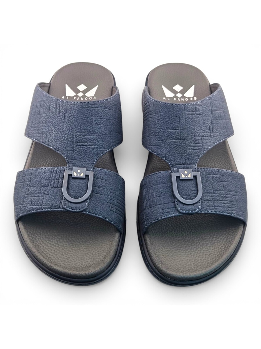Men Navy Blue Casual Comfort Sandals