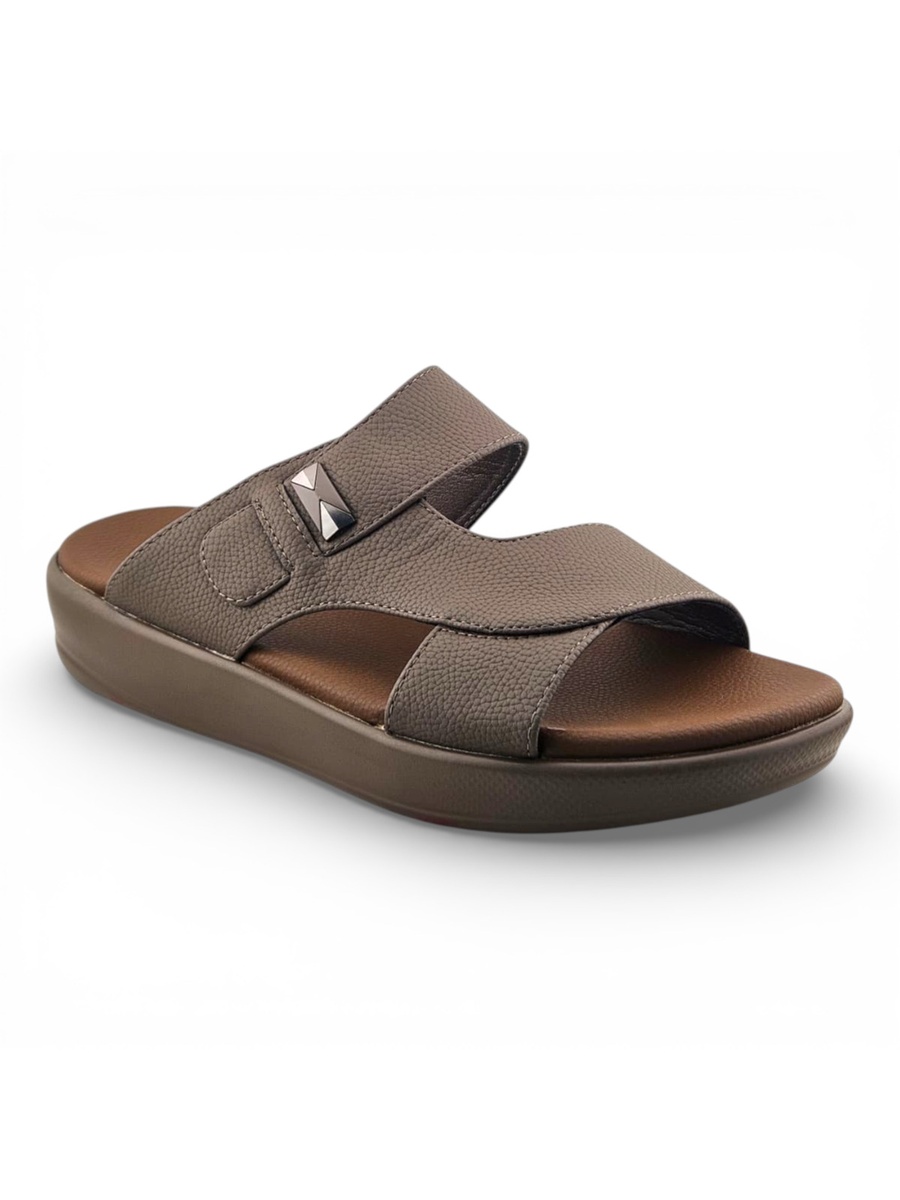 Men Khaki Comfort Slide Sandals