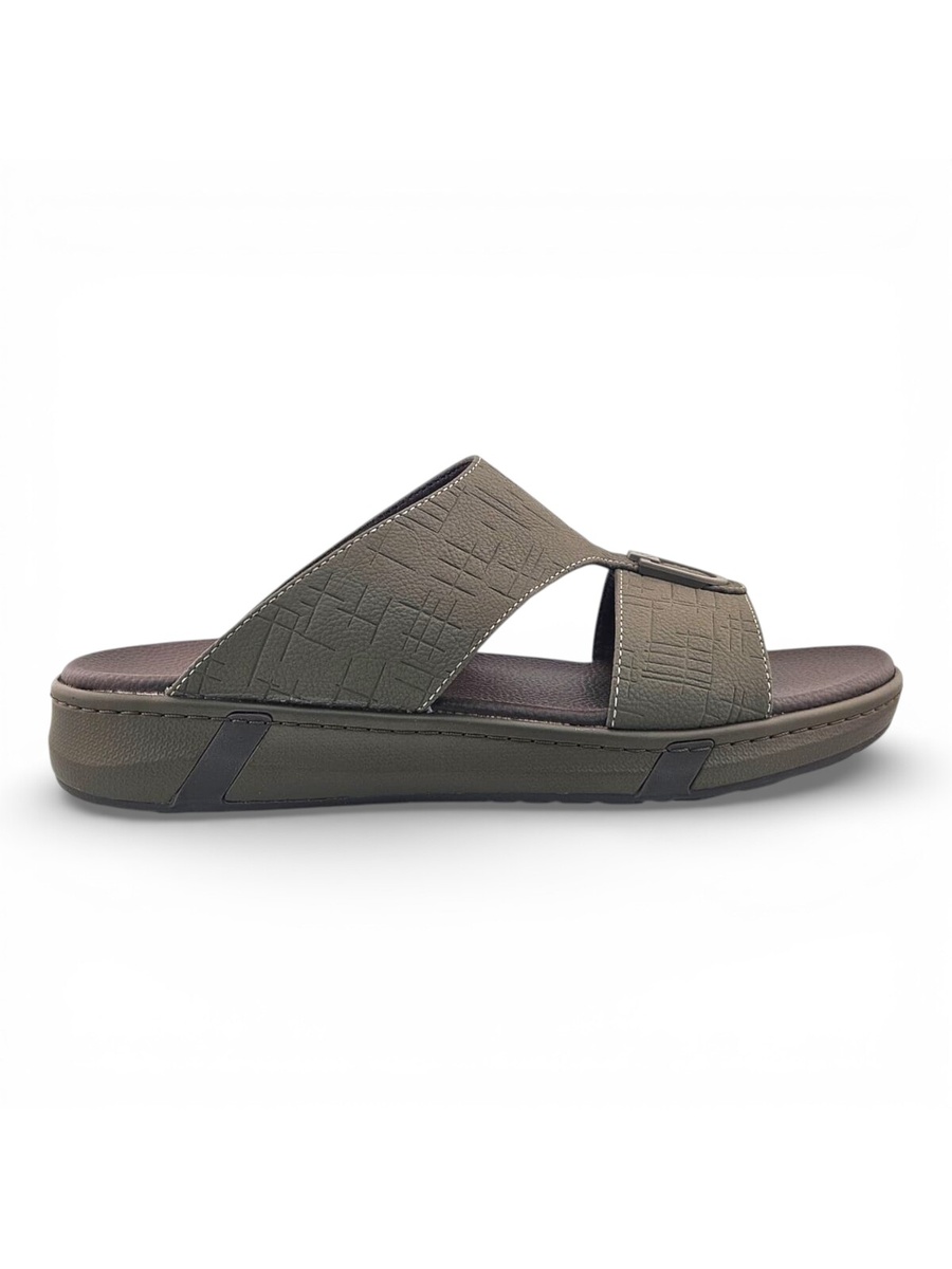 Men Brown Comfort Slip-On Sandals