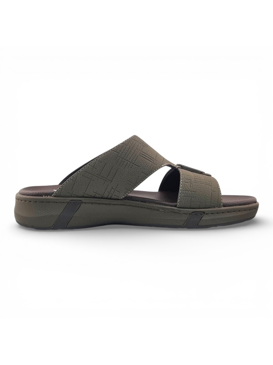 Men Brown Comfort Slip-On Sandals