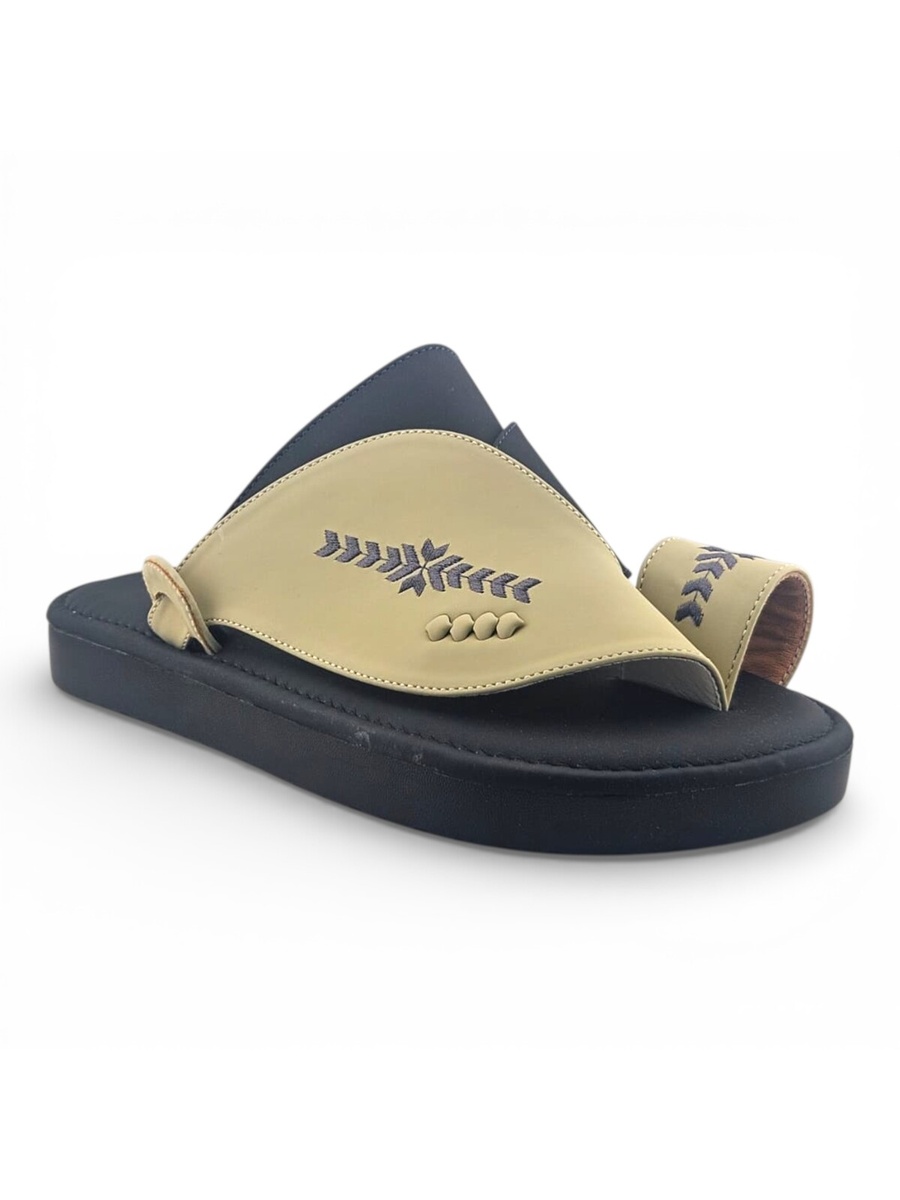 Multi-Color Embroidered Arabic Sandals