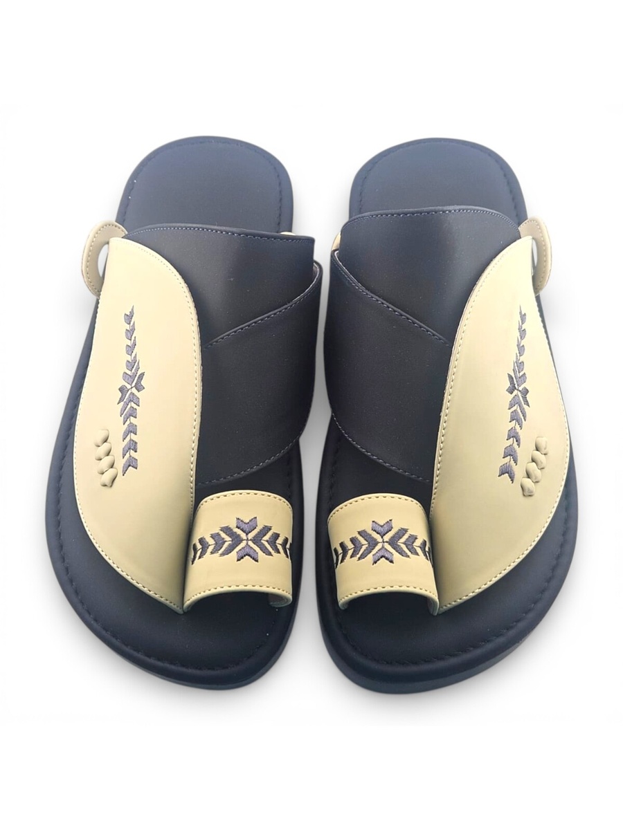 Multi-Color Embroidered Arabic Sandals