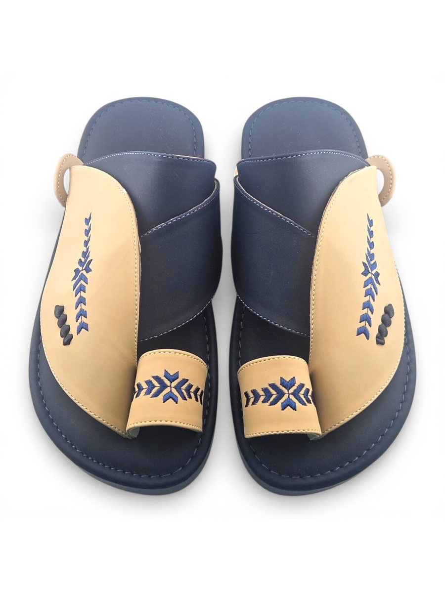 Multi-Color Embroidered Arabic Sandals