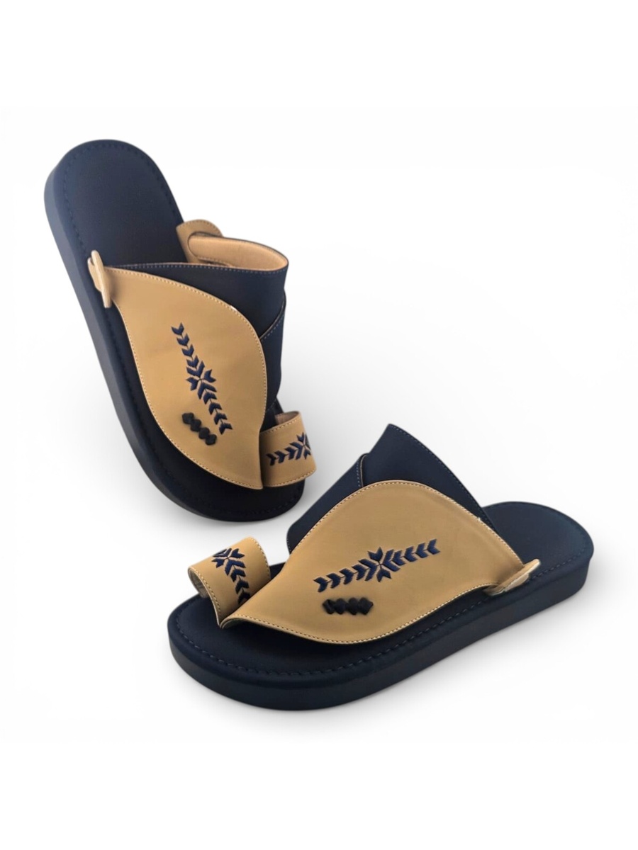 Multi-Color Embroidered Arabic Sandals