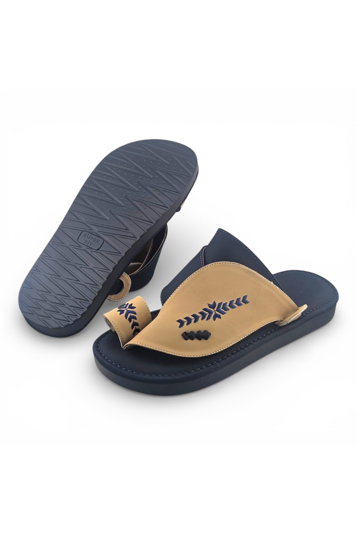 Multi-Color Embroidered Arabic Sandals