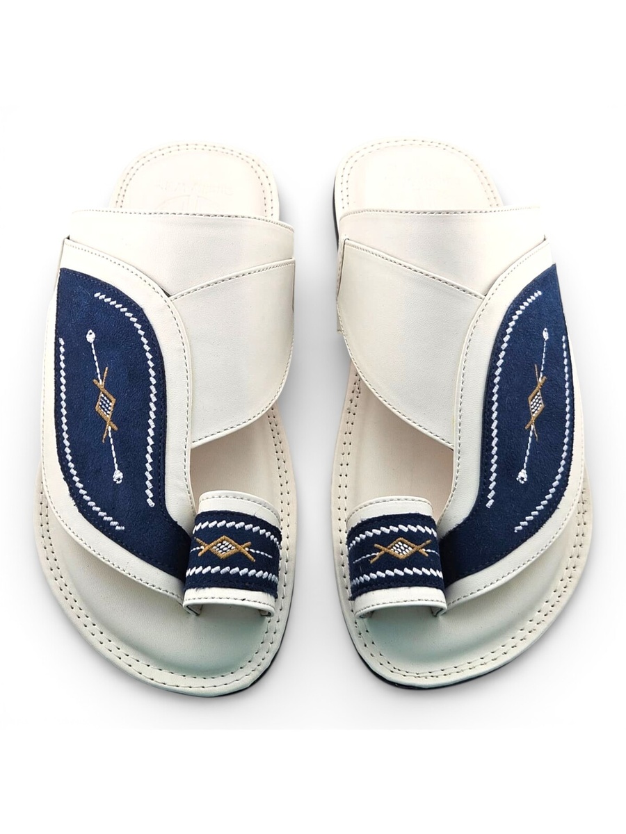 Multi-Color Embroidered Arabic Sandals
