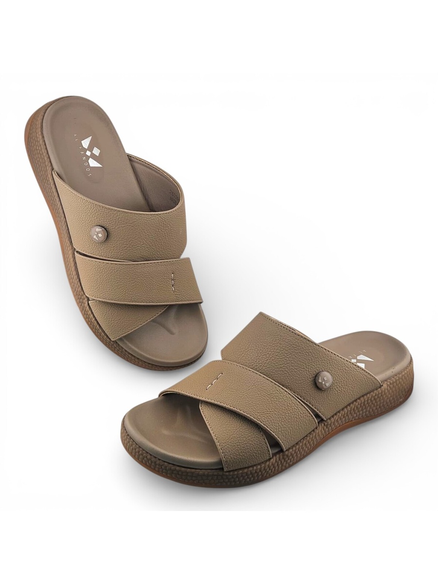 Men Khaki Casual Comfort Sandals