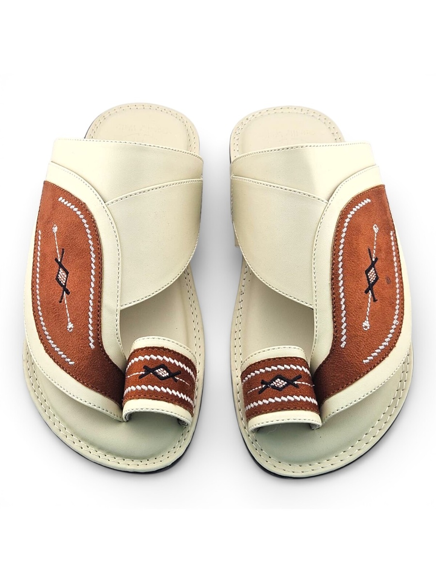 Multi-Color Embroidered Arabic Sandals