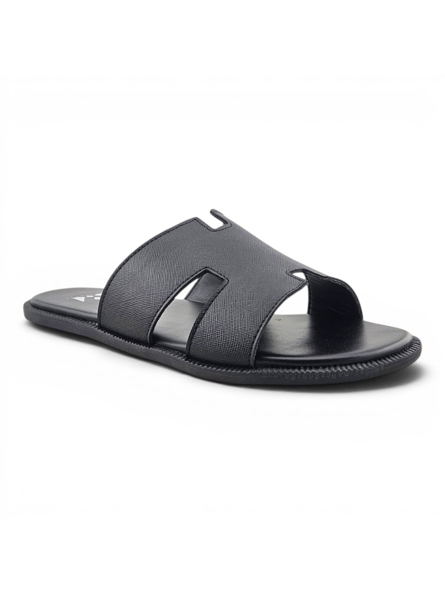 Black Open Toe Casual Sandals