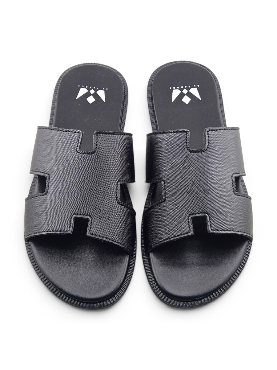 Black Open Toe Casual Sandals