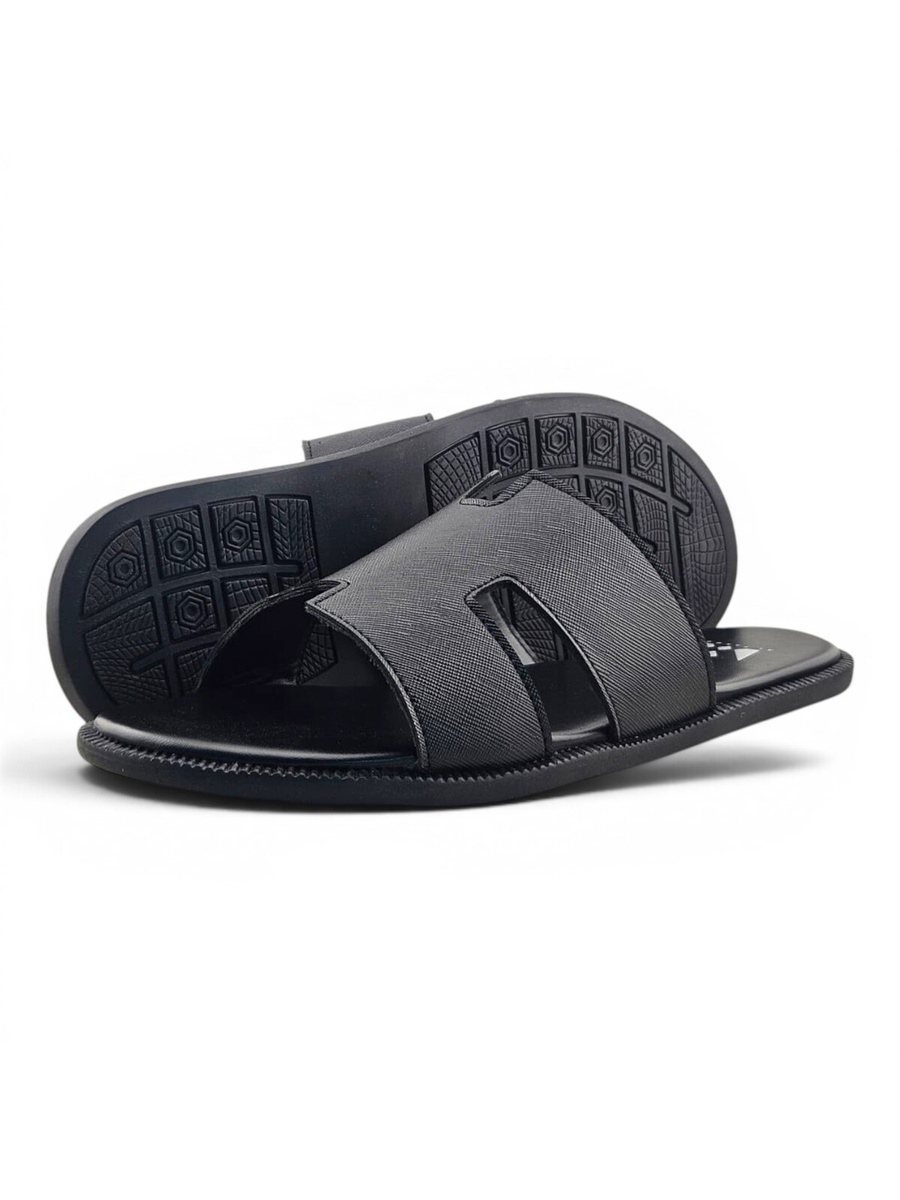 Black Open Toe Casual Sandals