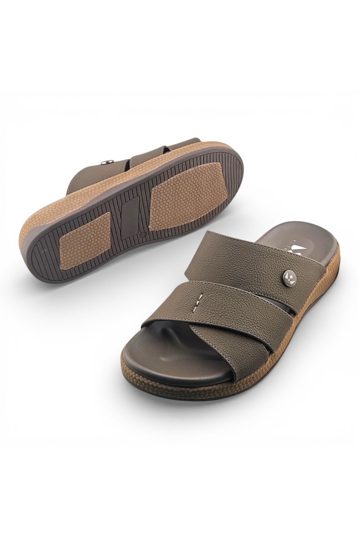 Men Olive Casual Comfort Sandals