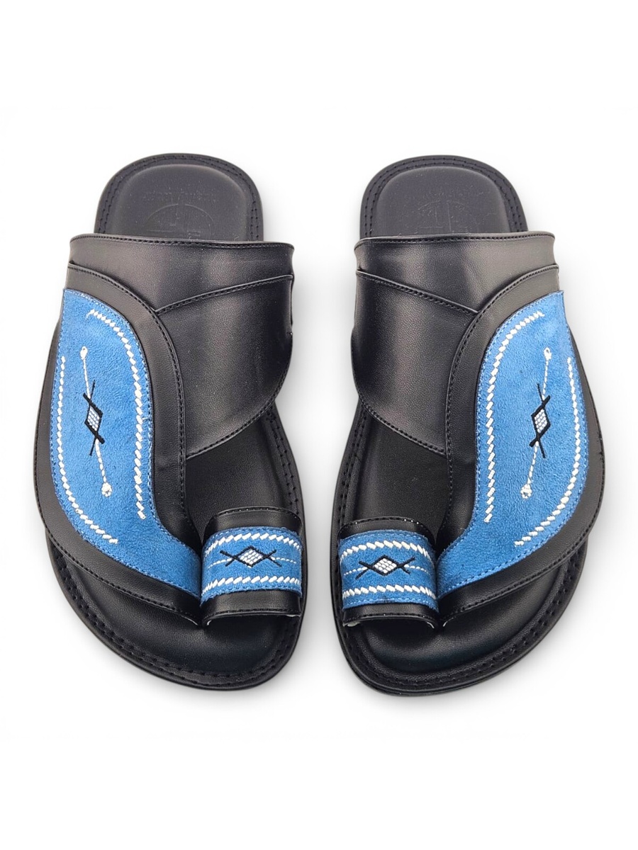 Multi-Color Embroidered Arabic Sandals
