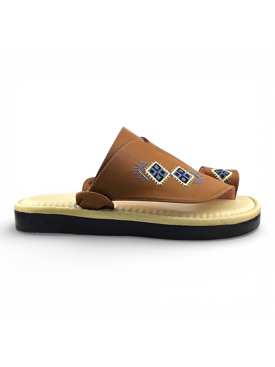Multi-Color Embroidered Arabic Sandals
