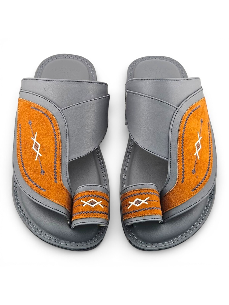 Multi-Color Embroidered Arabic Sandals