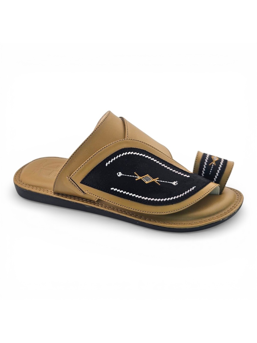 Multi-Color Embroidered Arabic Sandals