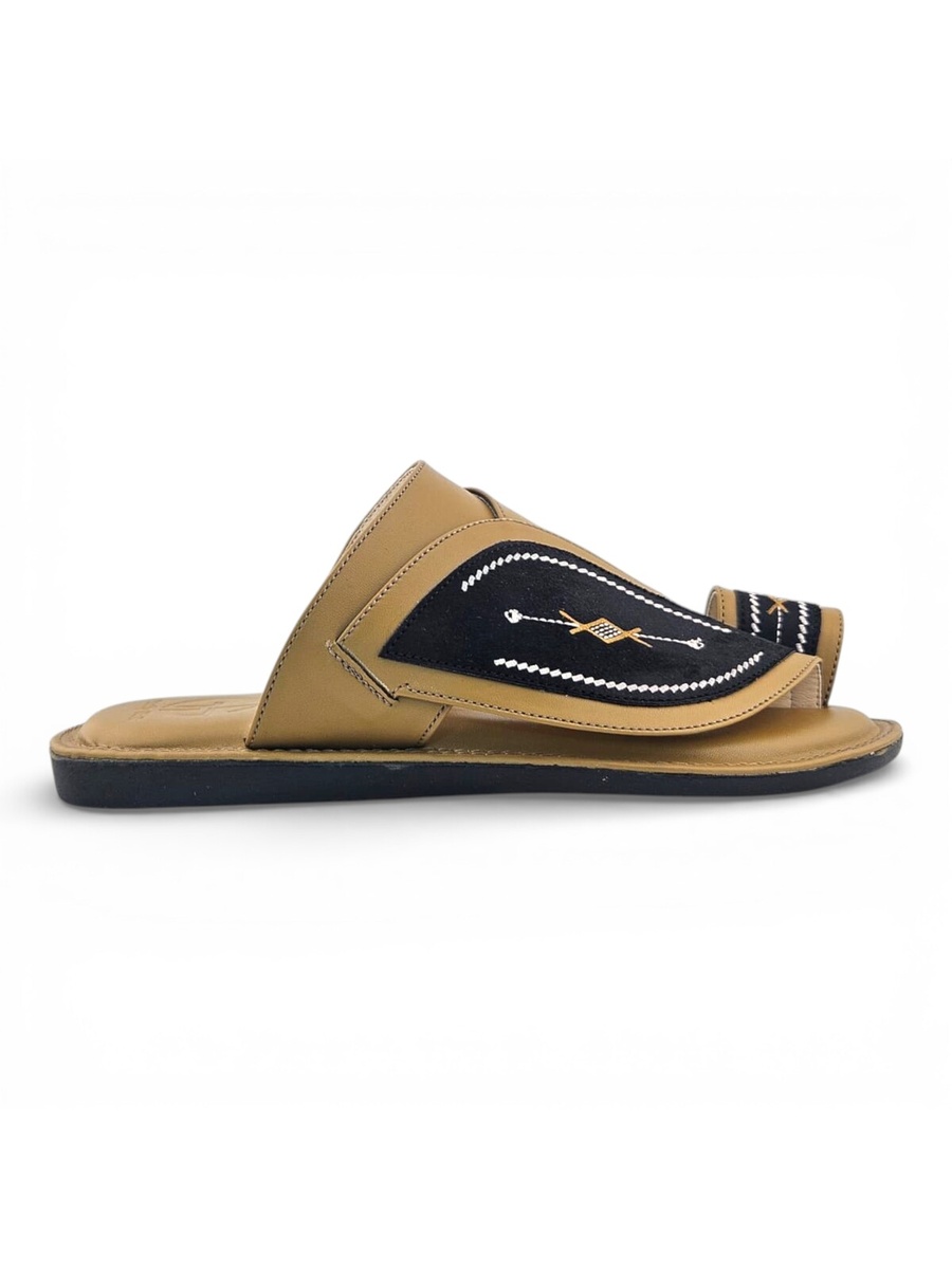 Multi-Color Embroidered Arabic Sandals