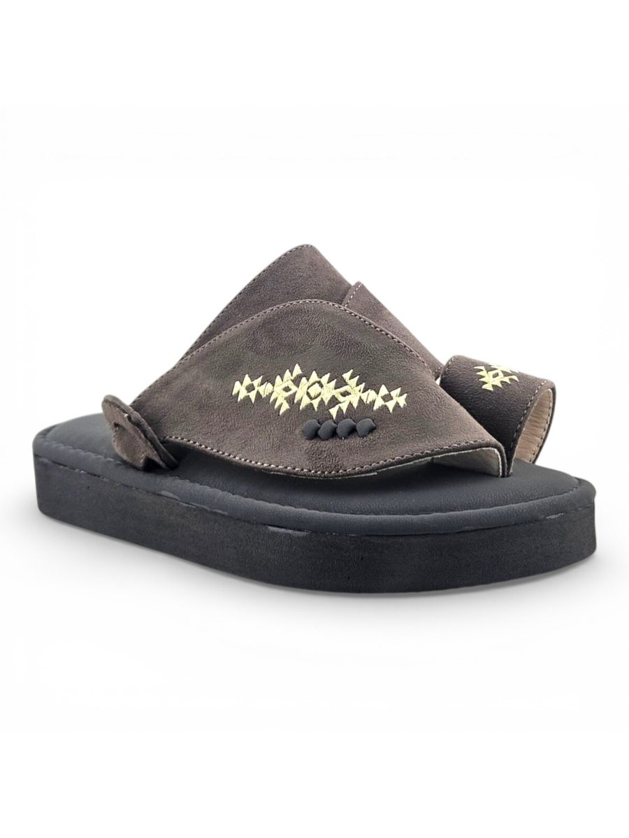 Multi-Color Embroidered Arabic Sandals