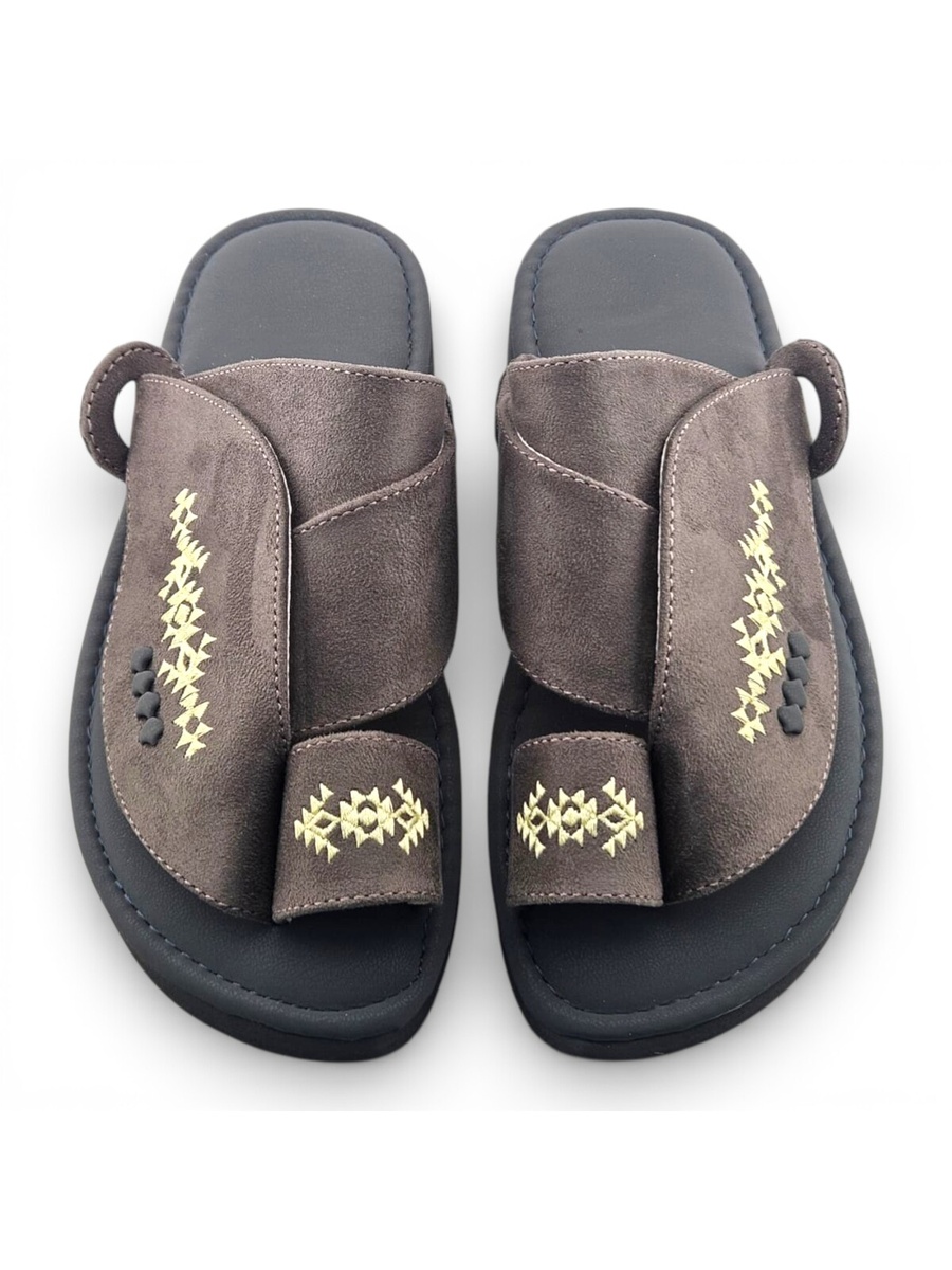 Multi-Color Embroidered Arabic Sandals