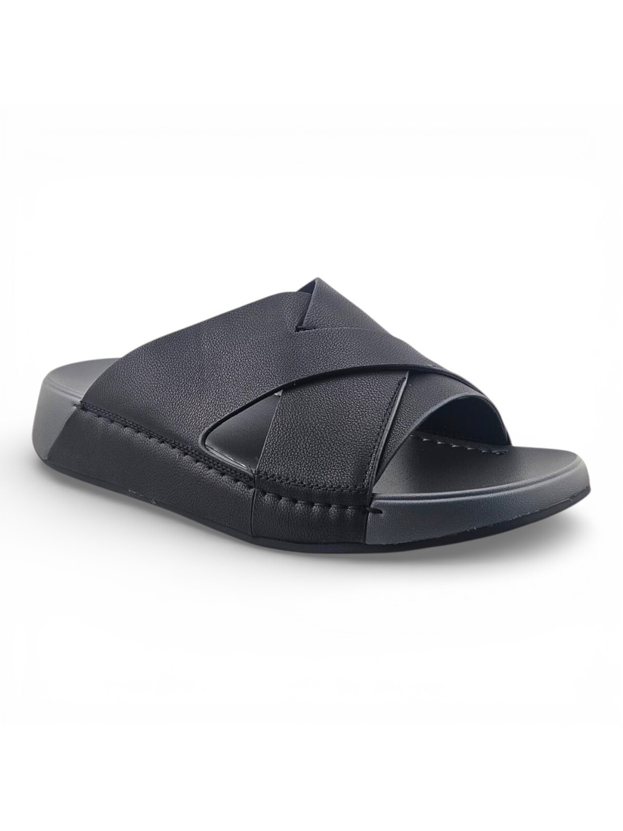 Men Black Casual Comfort Sandals